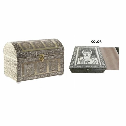 Box-Schmuckkästchen DKD Home Decor 25 x 15,5 x 18 cm Champagner Beige 2