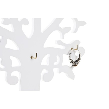 Scatola-Portagioie DKD Home Decor Bianco Legno MDF (24 x 12 x 36 cm) 2