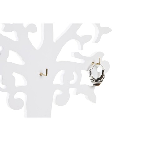 Scatola-Portagioie DKD Home Decor Bianco Legno MDF (24 x 12 x 36 cm)