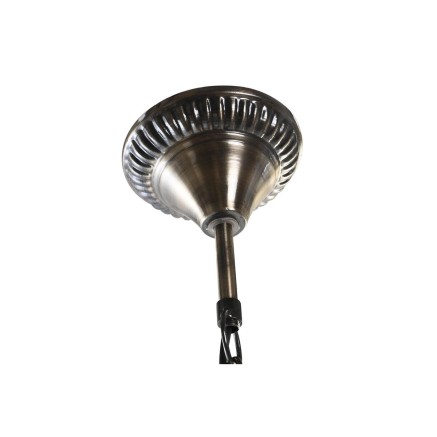 Ceiling Light DKD Home Decor White Metal Crystal 25 W 23 x 23 x 33 cm 2