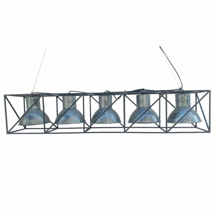 Plafondlamp DKD Home Decor Voor meerdere posities 115 x 24 x 24 cm Zwa
