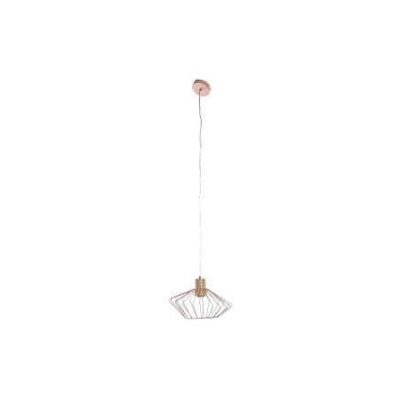 Suspension DKD Home Decor 34 x 34 x 21 cm Argenté Noir Gris Rose Mét