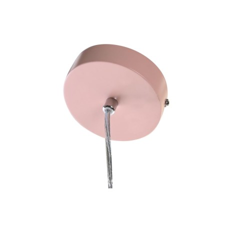 Suspension DKD Home Decor 34 x 34 x 21 cm Argenté Noir Gris Rose Mét