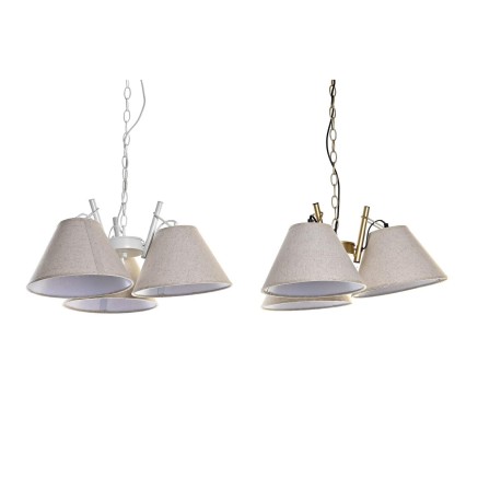 Deckenlampe DKD Home Decor 50 x 46 x 30 cm Gold Metall Weiß 50 W (2 S 2