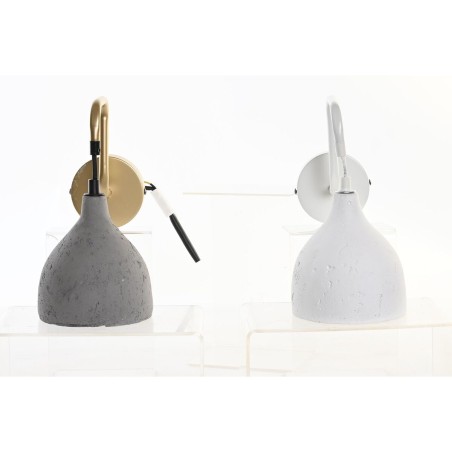 Lampada da Parete DKD Home Decor 14 x 27 x 26 cm Metallo Cemento Grigi