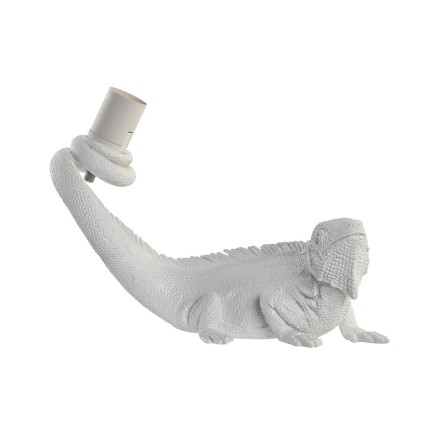 Wall Lamp DKD Home Decor White 50 W Modern Iguana Lizard 220 V 14 x 22
