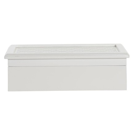 Uhrenbox DKD Home Decor Weiß Hellrosa Kristall Holz MDF 29 x 20 x 9 c 2
