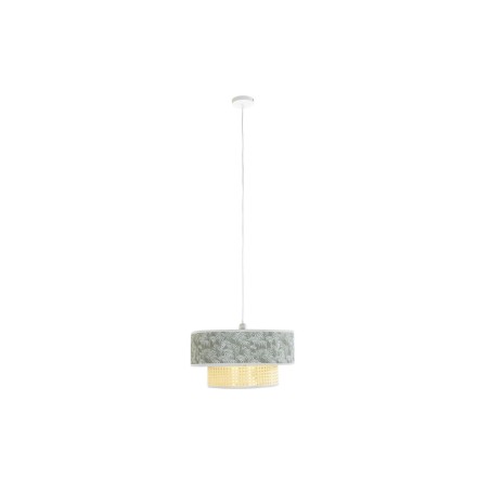 Deckenlampe DKD Home Decor natürlich Schwarz Polyester Weiß grün 40
