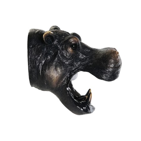 Aplique de Pared DKD Home Decor Cobre Dorado 50 W Colonial Hipopótamo