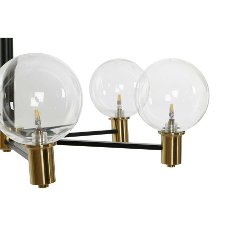 Deckenlampe DKD Home Decor 83 x 83 x 128 cm Kristall Schwarz Gold Meta