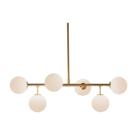 Lámpara de Techo DKD Home Decor 83 x 36 x 36 cm Cristal Dorado Metal