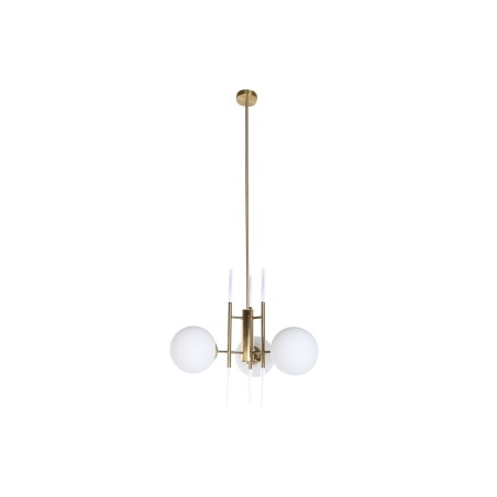 Plafondlamp DKD Home Decor 64 x 64 x 64 cm Kristal Gouden Metaal Wit 5