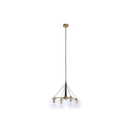 Ceiling Light DKD Home Decor 50 x 50 x 144 cm Crystal Golden Metal 50