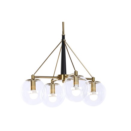 Ceiling Light DKD Home Decor 50 x 50 x 144 cm Crystal Golden Metal 50 2