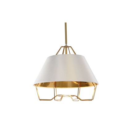Ceiling Light DKD Home Decor White Golden PVC Metal 50 W 38 x 38 x 32 2