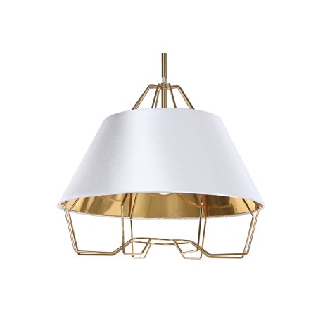 Lámpara de Techo DKD Home Decor Blanco Dorado PVC Metal 50 W 38 x 38