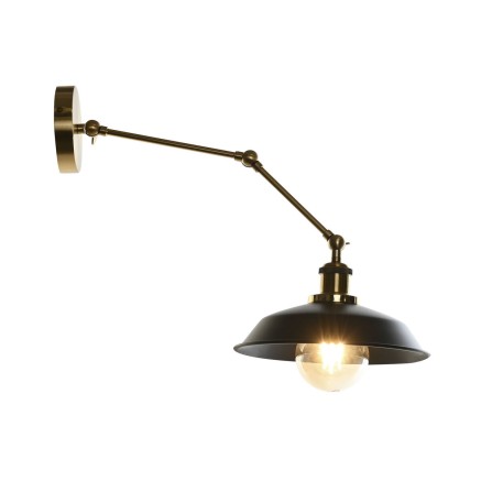 Applique DKD Home Decor Noir Doré Métal 50 W Vintage 220 V 26 x 53 x