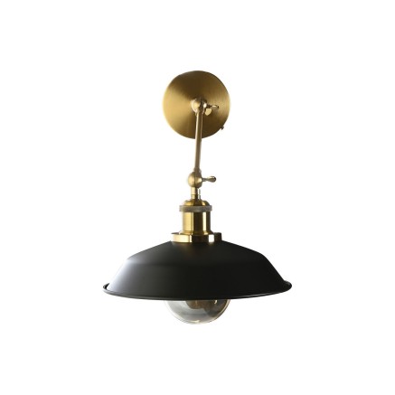 Muurlamp DKD Home Decor Zwart Gouden Metaal 50 W Vintage 220 V 26 x 53 2