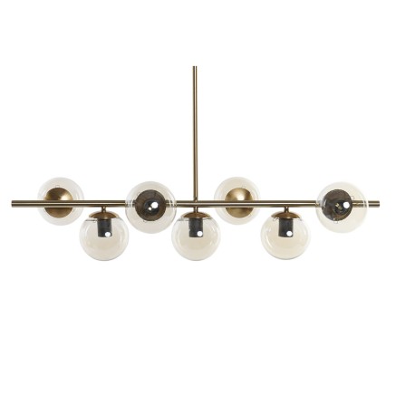 Deckenlampe DKD Home Decor Gold Metall Kristall 96 x 30 x 130 cm 2