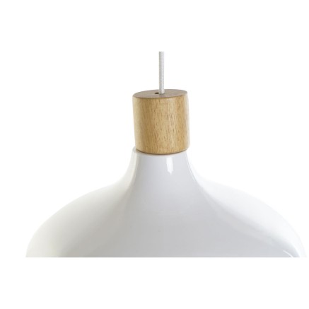 Plafondlamp DKD Home Decor Wit Bruin Metaal Pijnboom 50 W 35,5 x 35,5