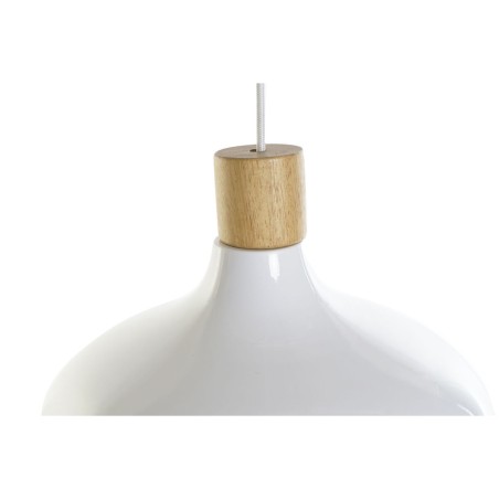 Suspension DKD Home Decor Blanc Marron Métal Pin 50 W 35,5 x 35,5 x 2