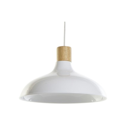 Lampadario DKD Home Decor Bianco Marrone Metallo Pino 50 W 35,5 x 35,5 2