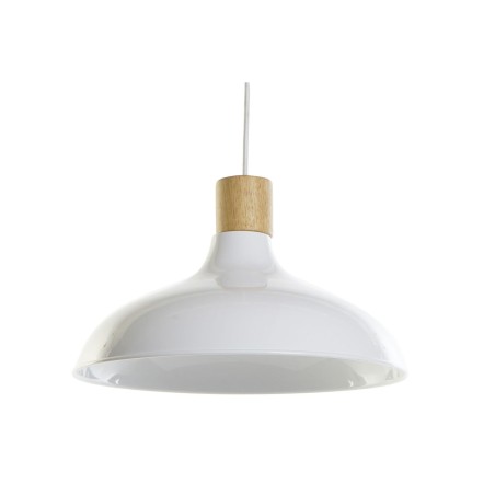 Suspension DKD Home Decor Blanc Marron Métal Pin 50 W 35,5 x 35,5 x 2