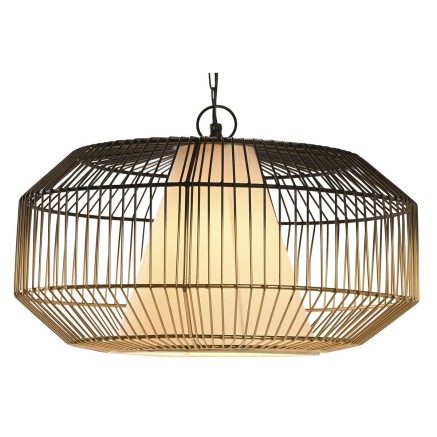 Plafondlamp DKD Home Decor 42 x 42 x 23 cm Zwart Gouden Ijzer 50 W 2