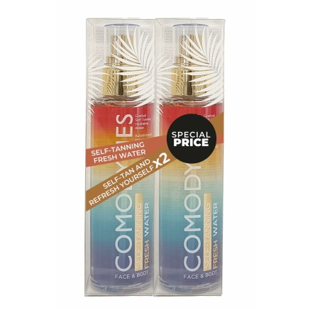Zelfbruinende mist Comodynes Fresh water 100 ml x 2