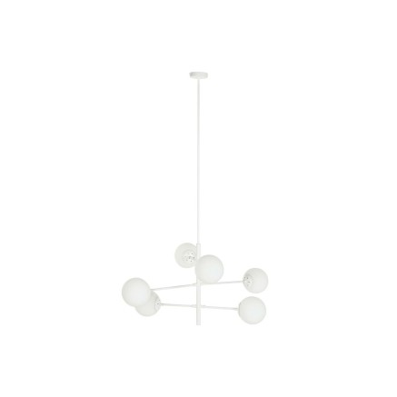 Deckenlampe DKD Home Decor 96 x 73 x 50 cm Kristall Metall Weiß 50 W