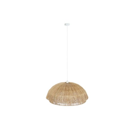 Plafondlamp DKD Home Decor Lichtbruin Jute Ijzer 50 W 80 x 80 x 33 cm