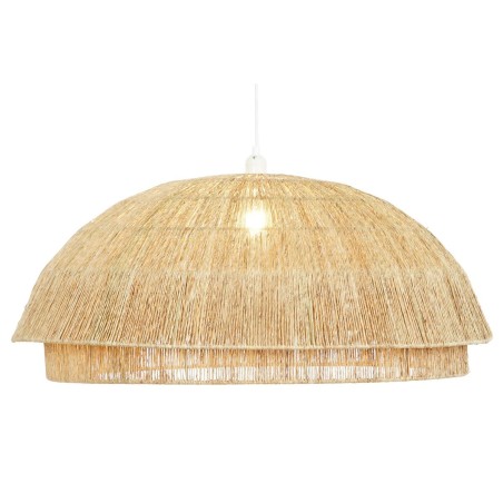 Ceiling Light DKD Home Decor Light brown Jute Iron 50 W 80 x 80 x 33 c
