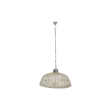 Plafondlamp DKD Home Decor Zilverkleurig Natuurlijk Metaal 50 W 80 x 8