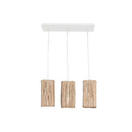 Ceiling Light Home ESPRIT White Natural Eucalyptus wood 50 W 20 x 20 x