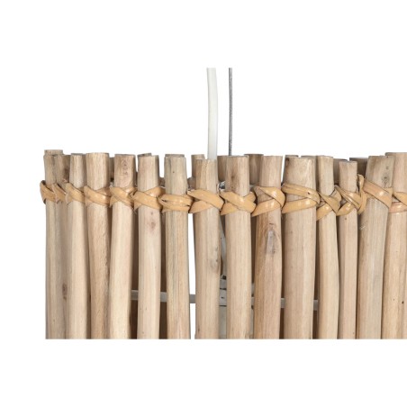 Ceiling Light Home ESPRIT White Natural Eucalyptus wood 50 W 20 x 20 x