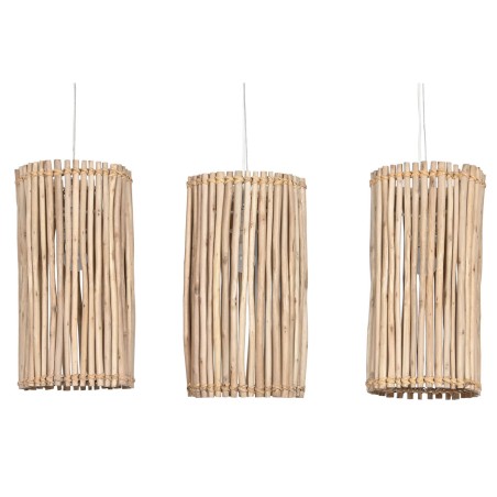 Ceiling Light Home ESPRIT White Natural Eucalyptus wood 50 W 20 x 20 x