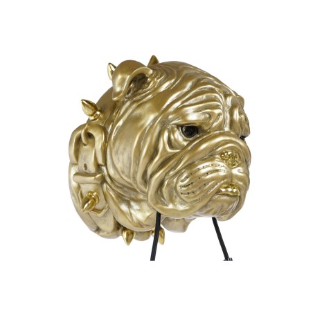Wall Lamp Home ESPRIT Golden Resin 50 W Modern Bulldog 220 V 25 x 23 x