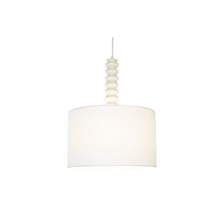 Lampadario Home ESPRIT Bianco Ferro 40 x 40 x 50 cm 2