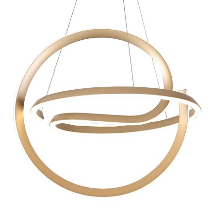 Deckenlampe Home ESPRIT Weiß Gold Silikon Aluminium 55 W 40 x 40 x 42 2