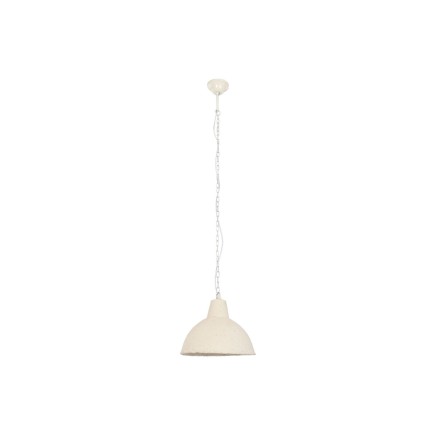 Lampadario Home ESPRIT Bianco Carta Ferro 50 W 33 x 33 x 26 cm