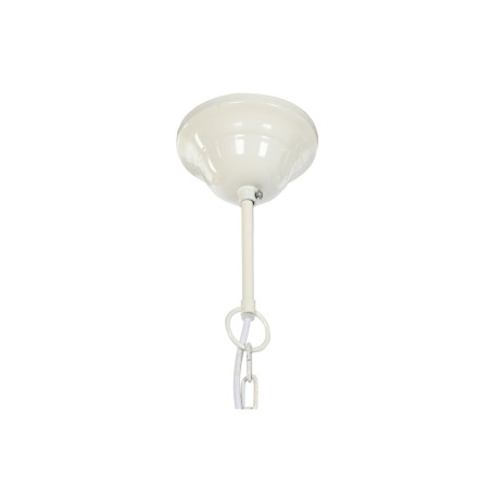 Lampadario Home ESPRIT Bianco Bambù Legno di mango 50 W 48 x 48 x 57