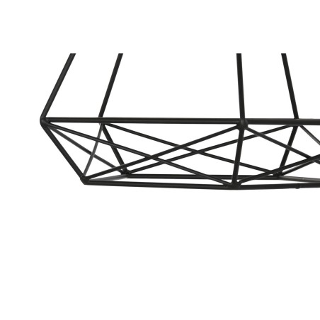 Lampadario Home ESPRIT Nero Dorato Metallo 50 W 28 x 27 x 34 cm (2 Uni