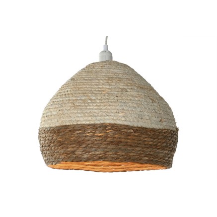Lámpara de Techo Home ESPRIT Marrón Natural 50 W 38 x 38 x 28 cm 2