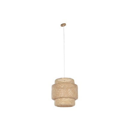 Lampadario Home ESPRIT Marrone Chiaro Bambù 50 x 50 x 55 cm