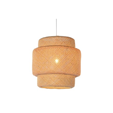 Suspension Home ESPRIT Marron Clair Bambou 50 x 50 x 55 cm 2