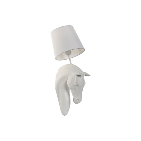 Applique Home ESPRIT Blanc 50 W Moderne Cheval Finition vieillie 220 V