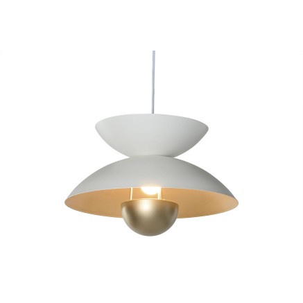 Ceiling Light Home ESPRIT White Golden Metal 50 W 36 x 36 x 22 cm 2