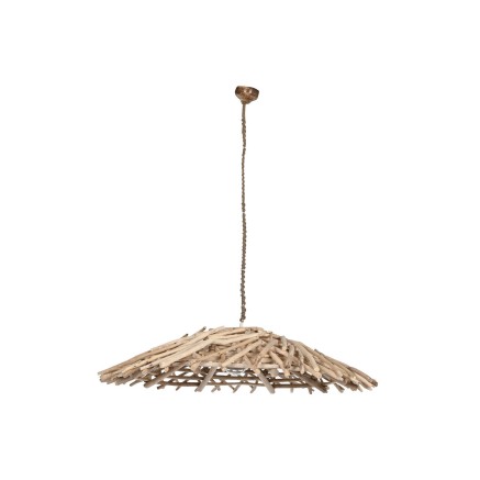 Deckenlampe Home ESPRIT natürlich Holz Eukalyptusholz 50 W 100 x 100