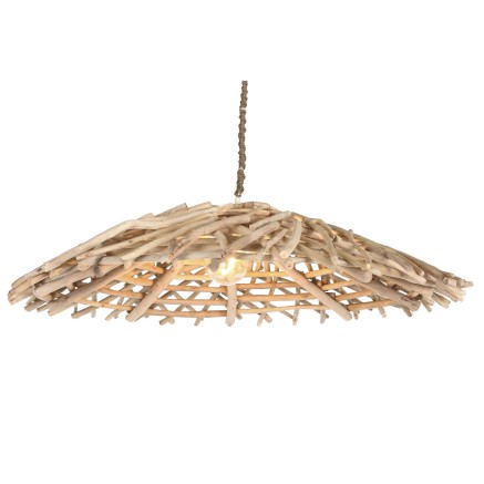Deckenlampe Home ESPRIT natürlich Holz Eukalyptusholz 50 W 100 x 100 2