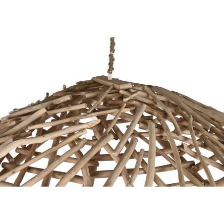 Suspension Home ESPRIT Naturel Bois Bois d'eucalyptus 50 W 100 x 100 x